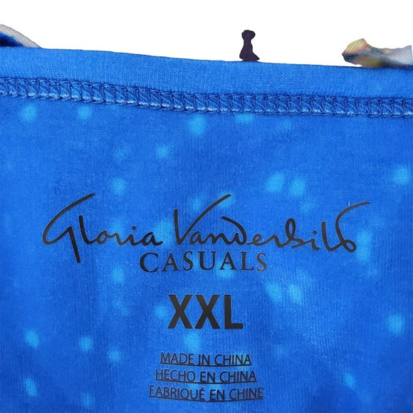 Gloria Vanderbilt Casuals Women Tabitha Shirt Snowy Scene Long Sleeve 2XL New - Picture 12 of 12